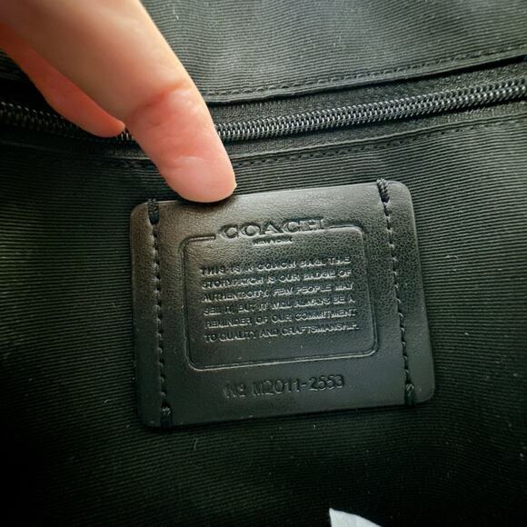 Coach 2553 Katy Satchel In Signature Canvas IM/BLACK - Picture 7 of 8